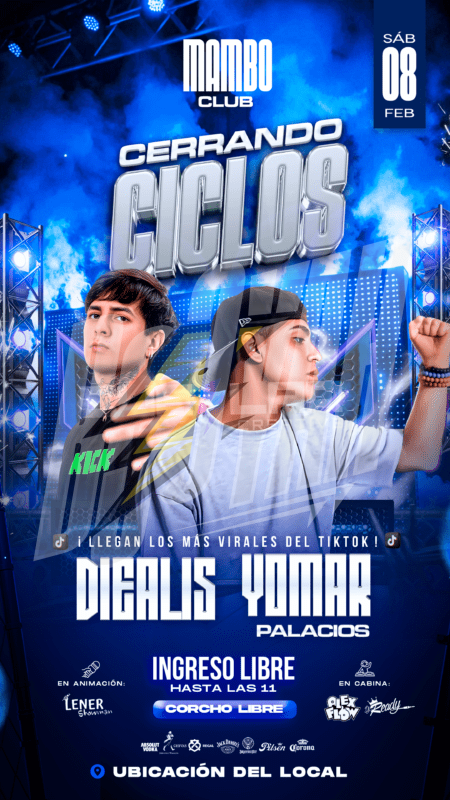 DIEALIS Y YOMAR - FLYER HISTORIA